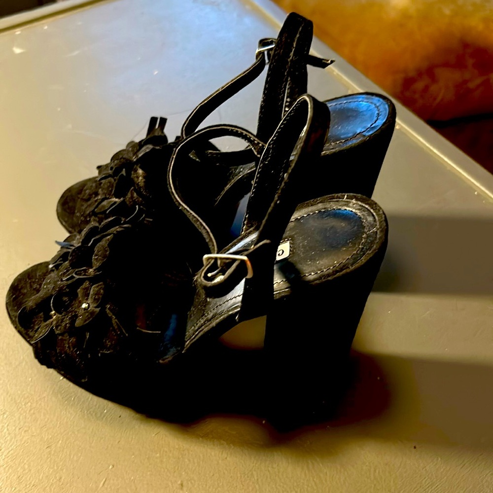 Charles David chunky heels